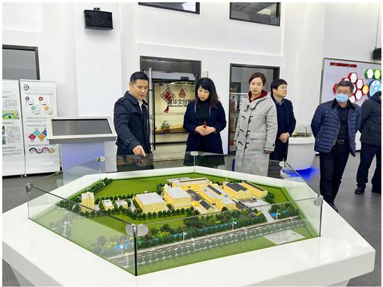 淮南市田家庵區區委常委、副區長張曙暉 考察建華文創集團