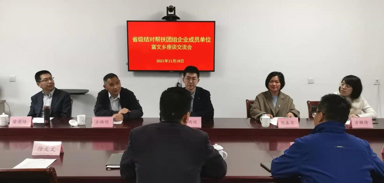 集團領(lǐng)導參加省級結(jié)對幫扶團組活動